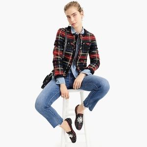 J Crew Stewart Tartan Blazer